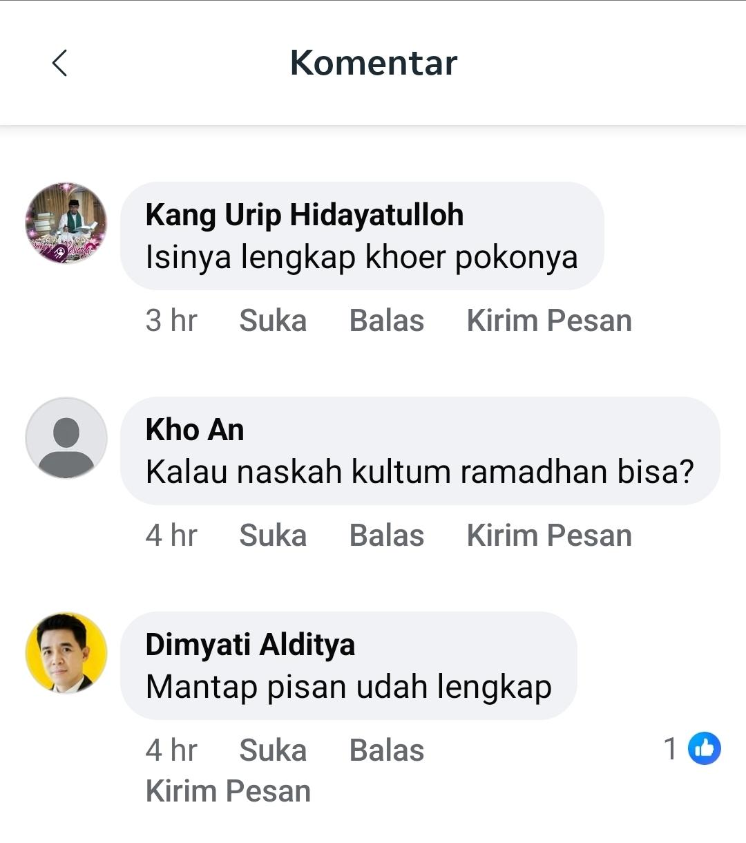 Testimoni pengguna AI Dakwah Generator #9