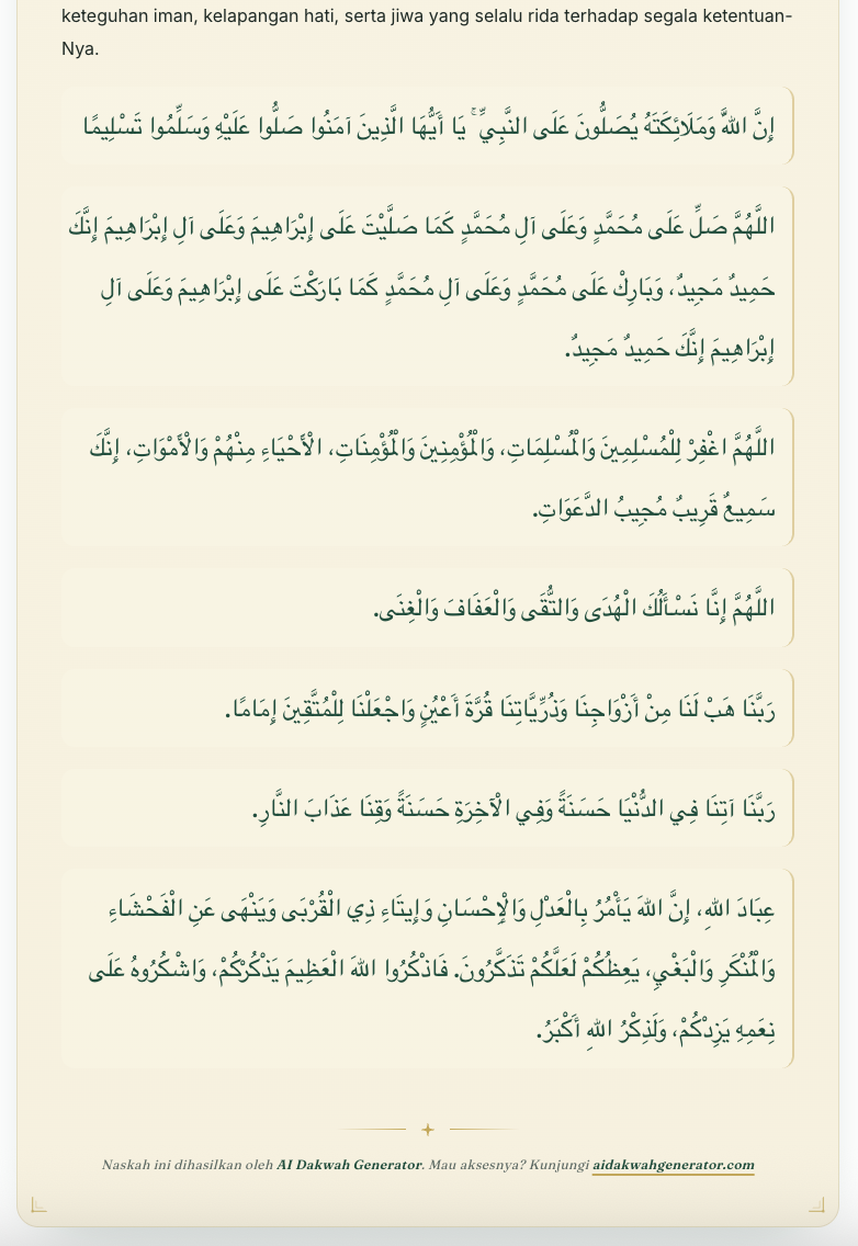 Contoh naskah Khutbah Jum'at halaman 4